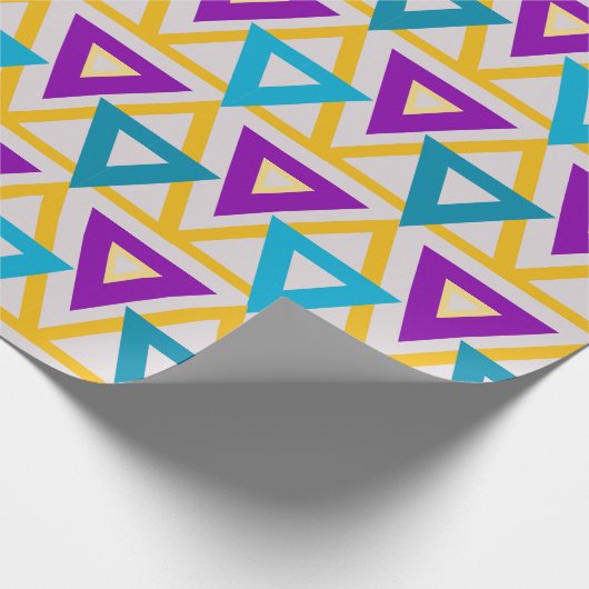 Bauhaus Triangle Mesh Geschenkpapier (Ecke)