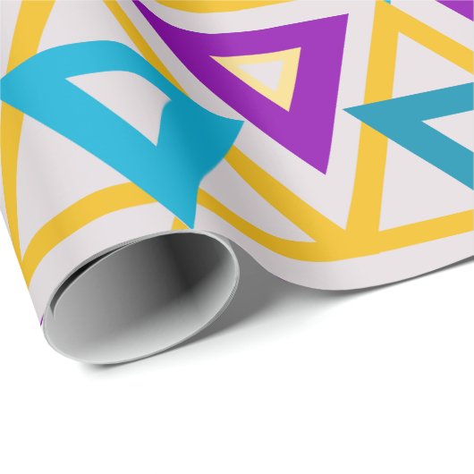 Bauhaus Triangle Mesh Geschenkpapier (Rolleneckpunkt)