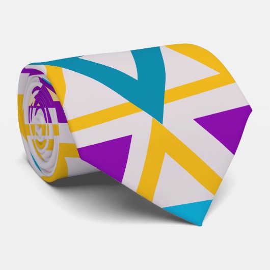 Bauhaus Triangle Mesh Krawatte (Gerollt)