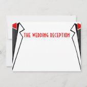 Bauhaus Tuxedo (Empfang) Einladung (Rückseite)