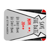 Bauhaus Tuxedo (Zeitschrift speichern) Magnet (Horizontal)