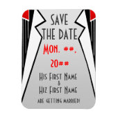 Bauhaus Tuxedo (Zeitschrift speichern) Magnet (Vertikal)