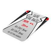 Bauhaus Tuxedo (Zeitschrift speichern) Magnet (Linke Seite)