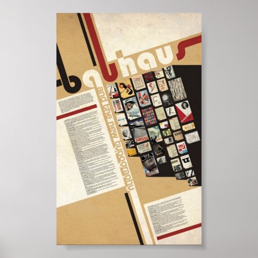 Bauhaus Typeface Poster (Vorne)