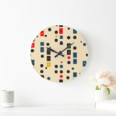 Bauhaus-Uhr Große Wanduhr (Zuhause)
