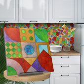 Bauhaus Wasserfarbe geometrisch abstrakt N4 Fliese