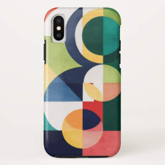 Bauhaus Watercolor - Geometrisches Green Phone Cas Case-Mate iPhone Hülle