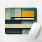 Bauhausarchitektur illustriert mousepad (Mit Mouse)