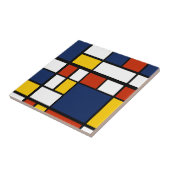 Bauhausmuster abstrakte geometrische Kunstmalerei  Fliese (Seite)