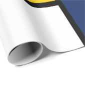 Bauhausmuster abstrakte geometrische Kunstmalerei Geschenkpapier (Rolleneckpunkt)