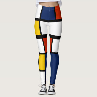 Bauhausmuster abstrakte geometrische Kunstmalerei Leggings