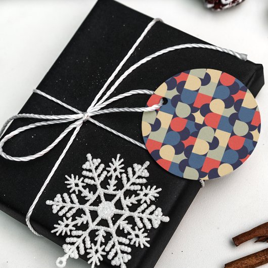 Bauhausstil Geschenkanhänger
