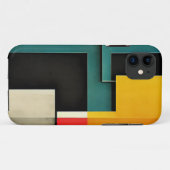 Bauhausstil illustriert Case-Mate iPhone hülle (Rückseite (Horizontal))