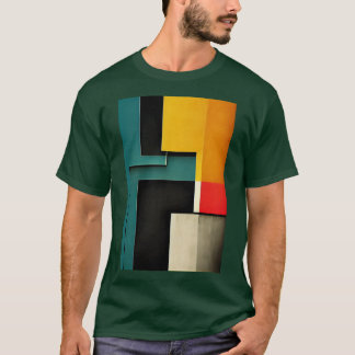Bauhausstil illustriert T-Shirt