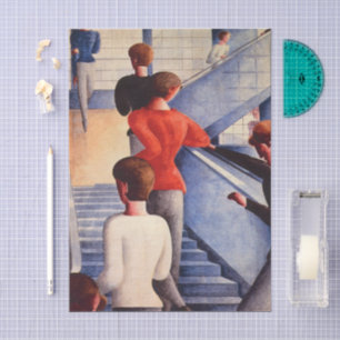 Bauhaustreppe von Oskar Schlemmer Seidenpapier