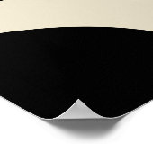 Bauhaustypografie retro modernes grafisches Design Poster (Ecke)