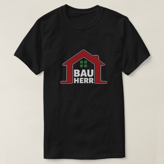 Bauherr Baustelle Bauen Architekt Hausbau Bauherre T-Shirt (Design vorne)