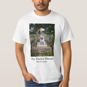Bauholz-Thron-T-Shirt T-Shirt