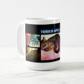 Bauholz und Athene"Geschwister-" Tasse (Vorderseite Links)