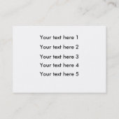 Bauholz-Visitenkarte Visitenkarte (Rückseite)