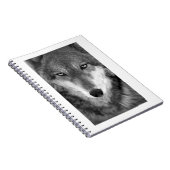 Bauholz Wolf#1-Notebook Notizblock (Rechte Seite)