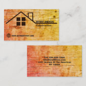 Bauholzwerk Visitenkarte (Vorne/Hinten)