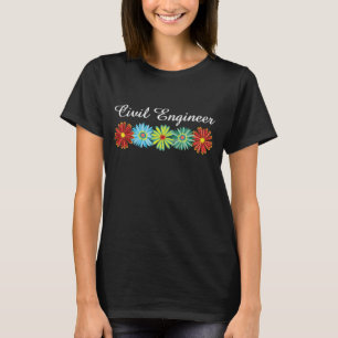 Bauingenieur Asters T-Shirt