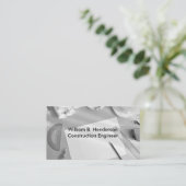 Bauingenieur-Entwurf Visitenkarte (Stehend Vorderseite)