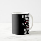 Bauingenieur für Biomedizin Kaffeetasse (VorderseiteRechts)