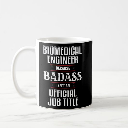 Bauingenieur für Biomedizin Kaffeetasse (Links)