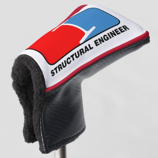 Bauingenieur-Liga Golf Headcover (3/4 Vorderseite)