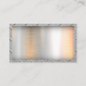 Bauingenieur | Metall Visitenkarte (Rückseite)