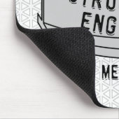 Bauingenieur-Moment Mousepad (Ecke)
