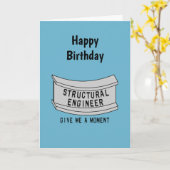 Bauingenieur-Schammoment Karte (Gelbe Blume)