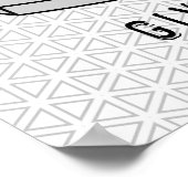 Bauingenieur-Schammoment Poster (Ecke)