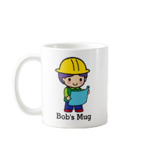 Bauingenieur-Unternehmer mit gelbem Hut