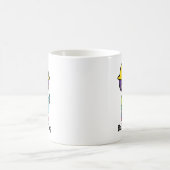 Bauingenieur-Unternehmer mit gelbem Hut Kaffeetasse (Mittel)
