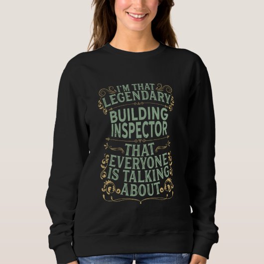 Bauinspektor - Prüfung des Gebäude Sweatshirt (Vorderseite)
