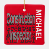 Bauinspektor Sonderbeauftragter CUSTOM Keramikornament (Rückseite)