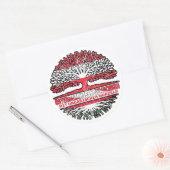 Bauisch Österreichisch Runder Aufkleber (Umschlag)