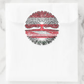 Bauisch Österreichisch Runder Aufkleber (Tasche)