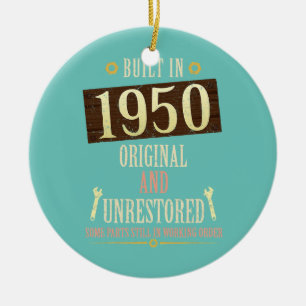 Baujahr 1950 Original und Unrestauriert Keramik Ornament