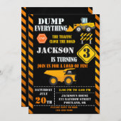 Baujahr Einladung Dump LKW einladen (Vorne/Hinten)