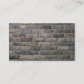 Baukarte Visitenkarte (Rückseite)