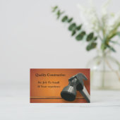 Baukarte Visitenkarte (Stehend Vorderseite)