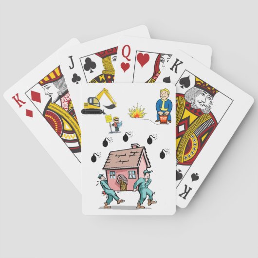 Baukarten Deck Spielkarten (Rückseite)
