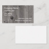 Baukarton-Visitenkarten Visitenkarte (Vorne/Hinten)