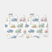 Baukasten für LKW-Kindergeburtstag Geschenkschachtel (Ungefaltet)