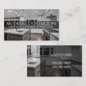 Baukästen Tile Stone Granit Marmor Visitenkarte (Vorne/Hinten)