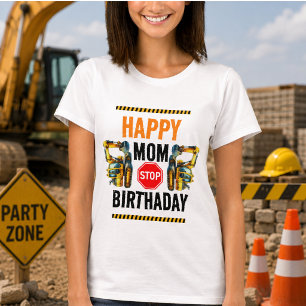 Baukasten Truck 1. Geburtstag Party T-Shirt